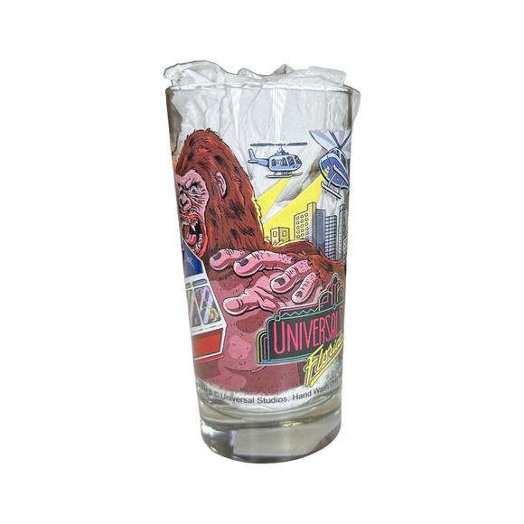 Universal Studios Retro Kongfrontation Collectible Glass - Picture 3 of 5